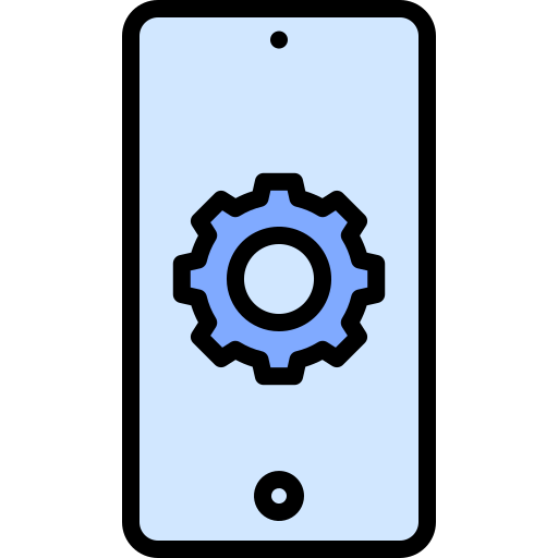 smartphone Generic Blue icon