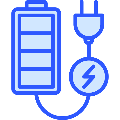 Rechargeable battery Generic Blue icon
