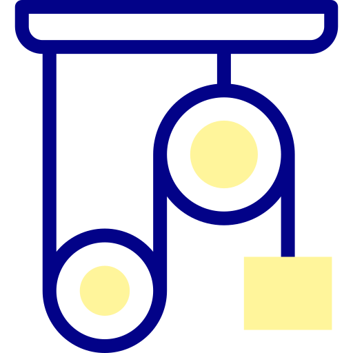 고패 Detailed Mixed Lineal color icon