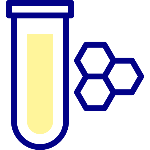 tubo de ensayo Detailed Mixed Lineal color icono