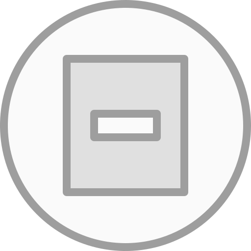 마이너스 Generic Grey icon