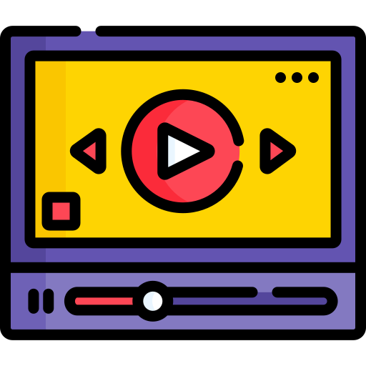 Video streaming Special Lineal color icon