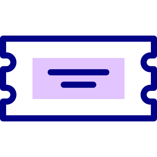 fahrkarte Detailed Mixed Lineal color icon