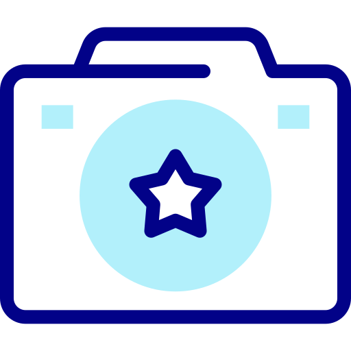 cámara Detailed Mixed Lineal color icono