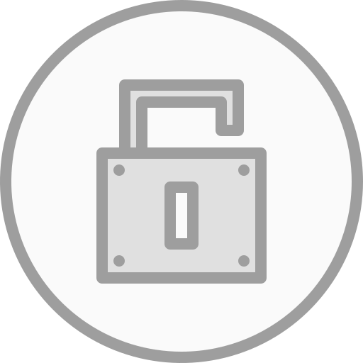 Unlock Generic Grey icon