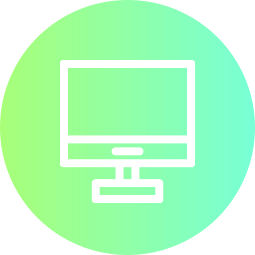 monitor Generic Flat Gradient icoon