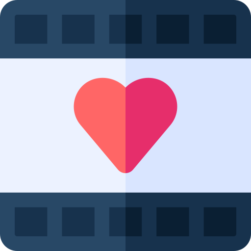 Romantic movie Basic Rounded Flat icon
