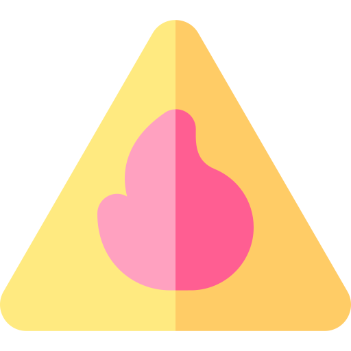 fuego Basic Rounded Flat icono