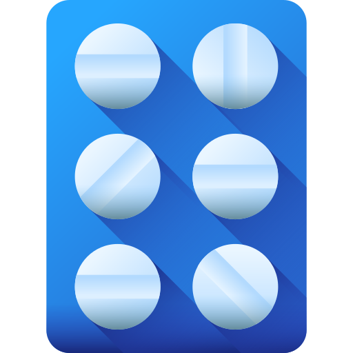 pastillas 3D Color icono