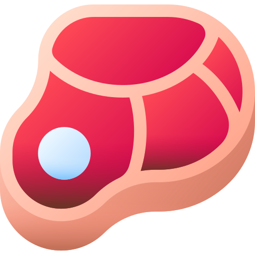 Meat 3D Color icon