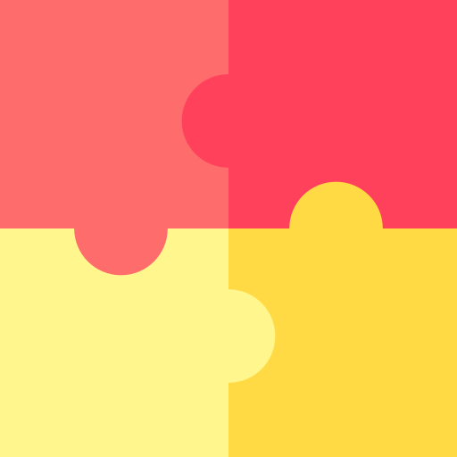 puzzle Basic Straight Flat icon