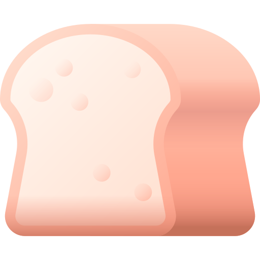 Хлеб 3D Color иконка