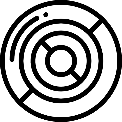 円グラフ Detailed Rounded Lineal icon
