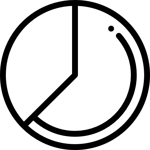 kuchendiagramm Detailed Rounded Lineal icon