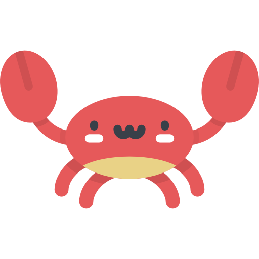 Crab Kawaii Flat icon