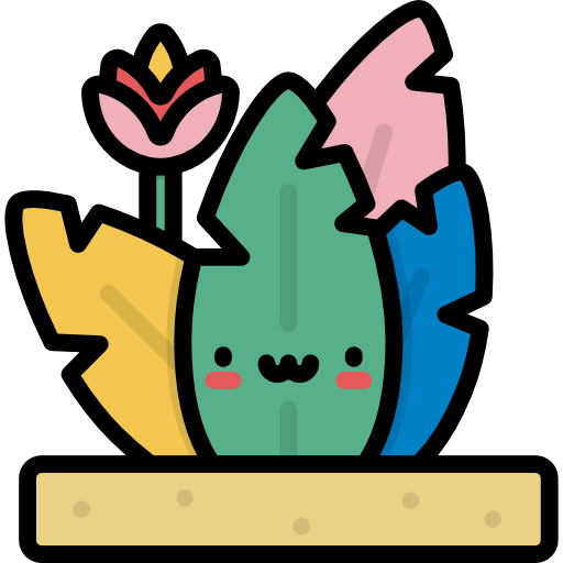 Plant Kawaii Lineal color icon