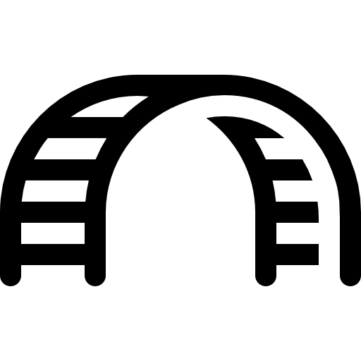 escalera Basic Rounded Filled icono