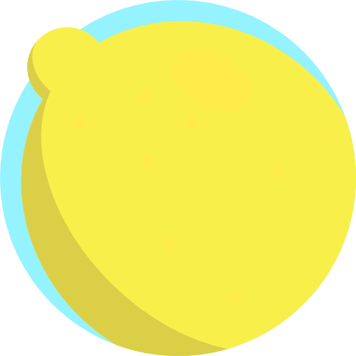 cytrynowy Detailed Flat Circular Flat ikona