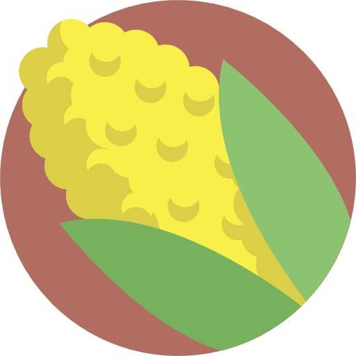 トウモロコシ Detailed Flat Circular Flat icon