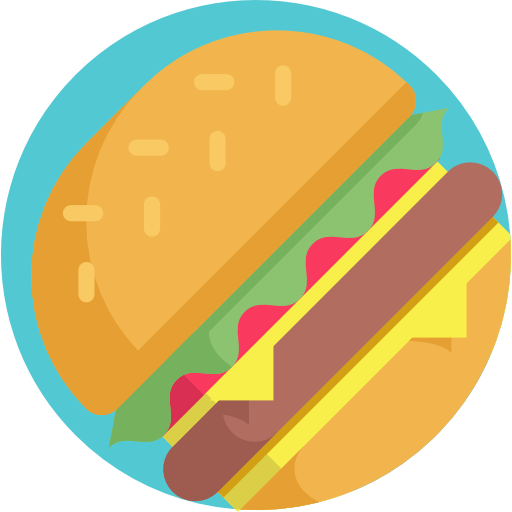 バーガー Detailed Flat Circular Flat icon
