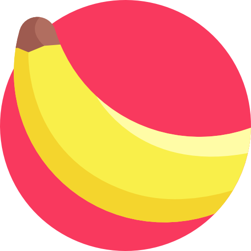 banaan Detailed Flat Circular Flat icoon