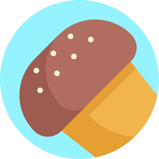 muffin Detailed Flat Circular Flat icoon