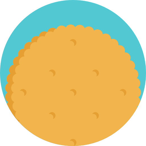 galleta Detailed Flat Circular Flat icono