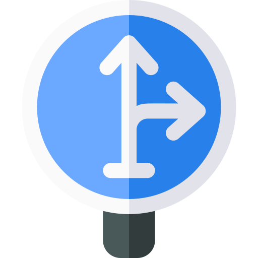 Дорожный знак Basic Rounded Flat иконка