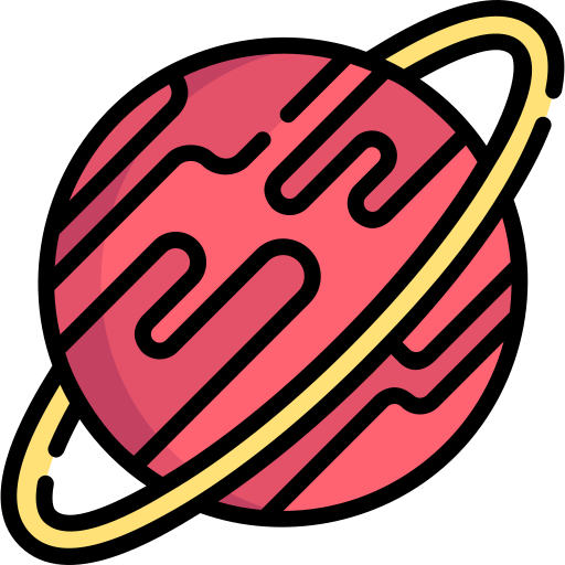 planeta Special Lineal color icono