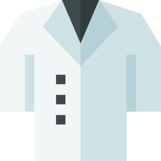 Лабораторный халат Basic Straight Flat иконка