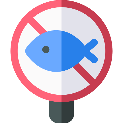 No fishing Basic Rounded Flat icon