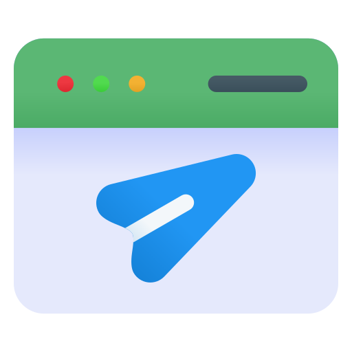 webpagina Generic Flat Gradient icoon