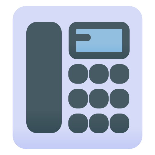 telefon Generic Flat Gradient icon