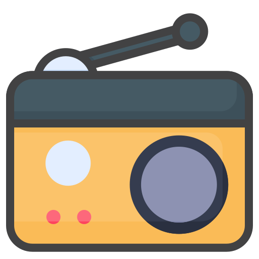 radio Generic Outline Color icon