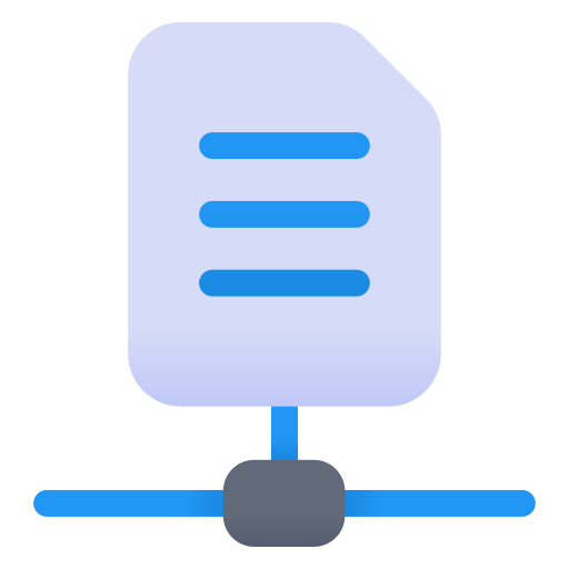 document Generic Flat Gradient icoon