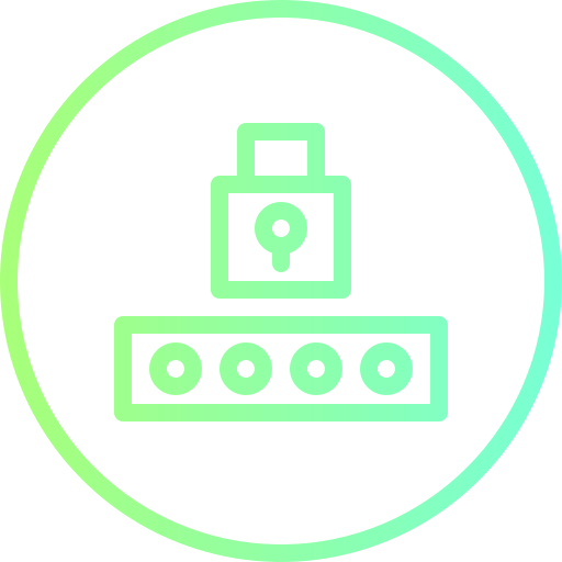 mot de passe Generic Gradient Icône