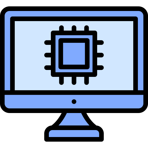 computer Generic Blue icon