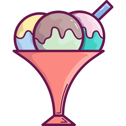 coppa gelato Generic Outline Color icona