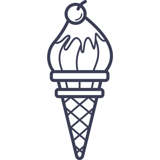 アイスクリーム Generic Detailed Outline icon
