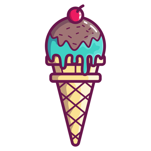 cucurucho de helado Generic Outline Color icono