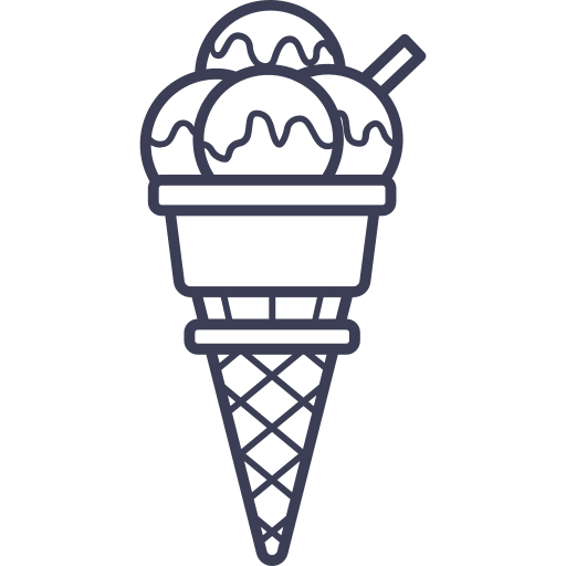 アイスクリームコーン Generic Detailed Outline icon