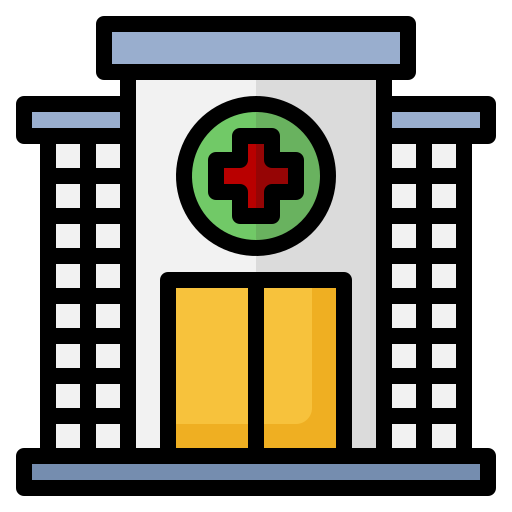 병원 Generic Outline Color icon