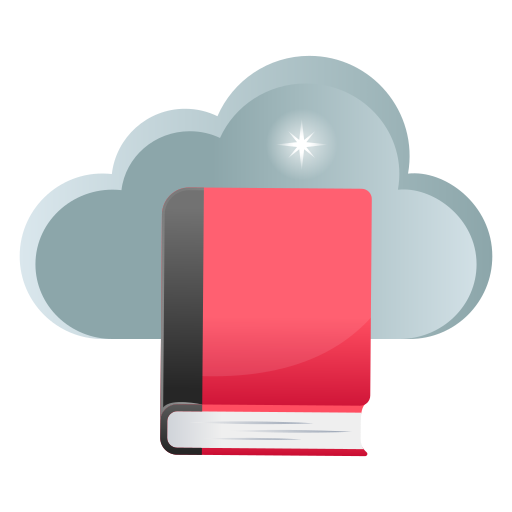 libreria nuvola Generic Flat Gradient icona