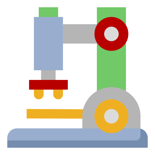 microscoop Generic Flat icoon