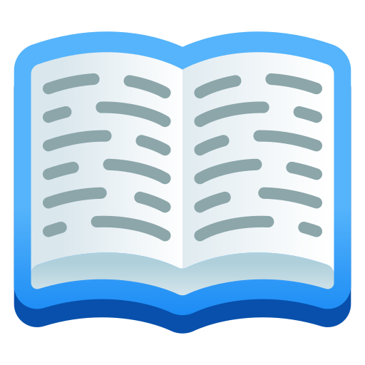tekst boek Generic Flat Gradient icoon
