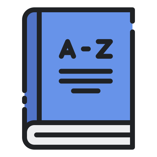 Dictionary Generic Outline Color icon
