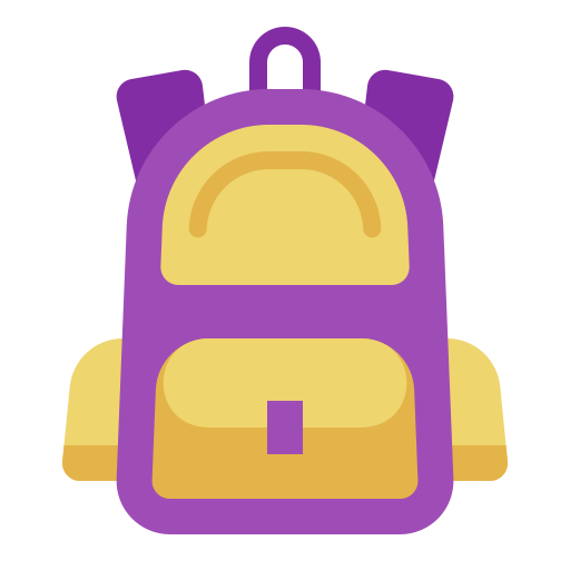 School bag Generic Flat icon