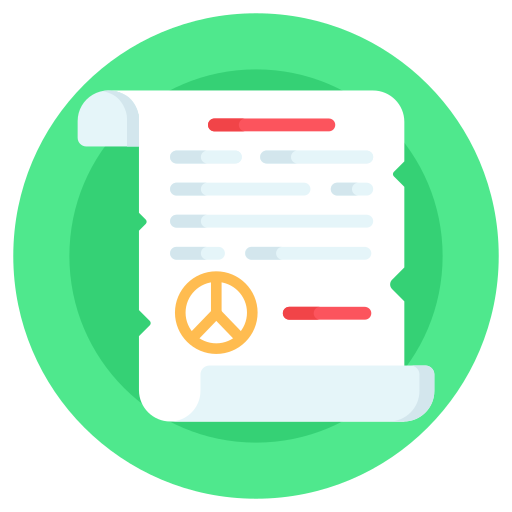 vredesverdrag Generic Circular icoon
