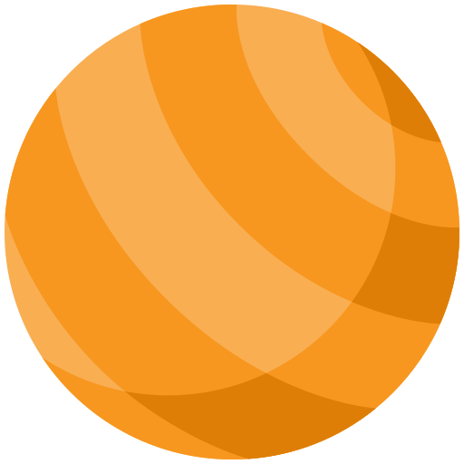 pelota de yoga Generic Flat icono