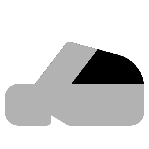 スリッパ Generic Grey icon